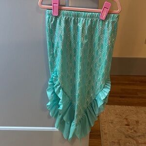 Cat & Jack Girls Aqua Mermaid Swim Coverup